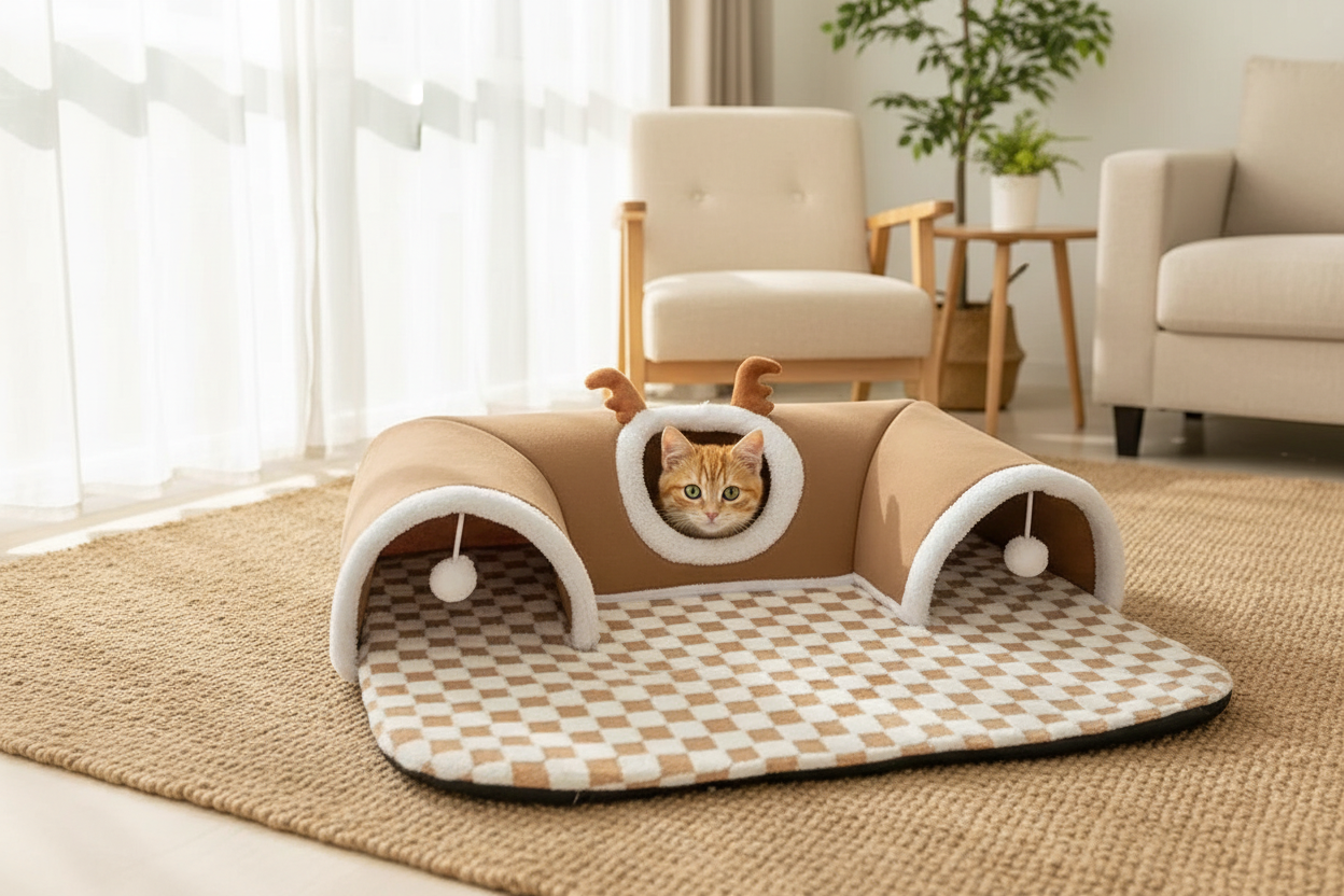 Cat Tunnel Bed Hero Image